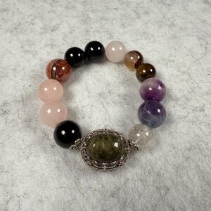 “Aurora Harmony” Multi-Gemstone Bracelet — Balance • Love • Inner Power